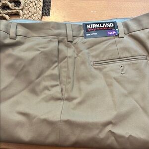 Kirkland Signature Men's Khaki Chinos